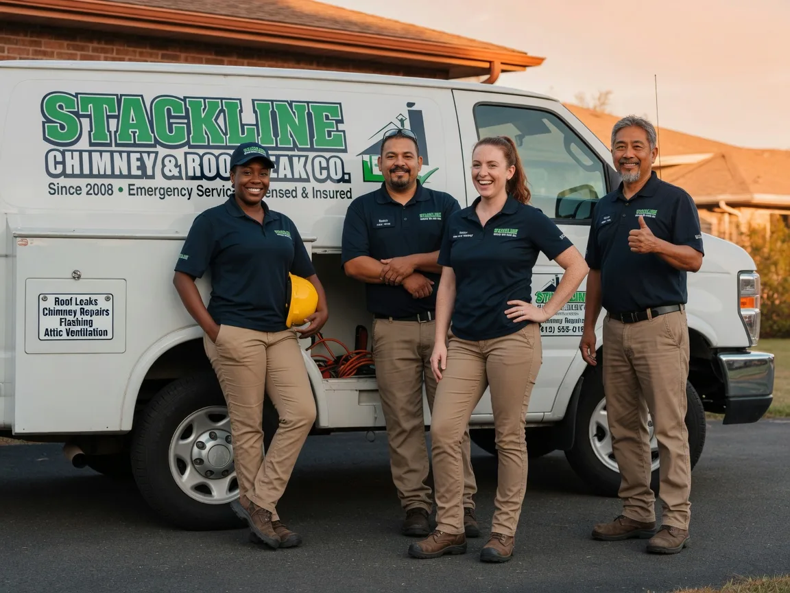 Chimney flashing repair company in Hunter, KS